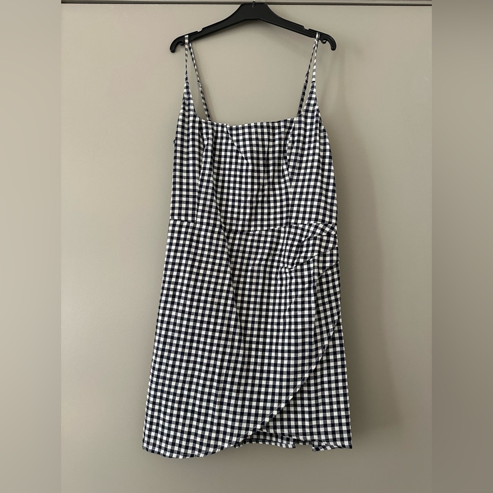 Abercrombie and Fitch Blue and White Gingham Dress